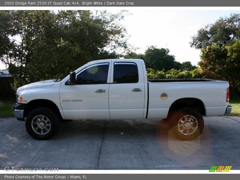Bright White / Dark Slate Gray 2003 Dodge Ram 2500 ST Quad Cab 4x4