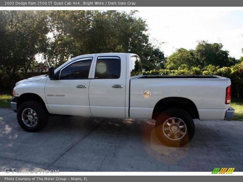 Bright White / Dark Slate Gray 2003 Dodge Ram 2500 ST Quad Cab 4x4