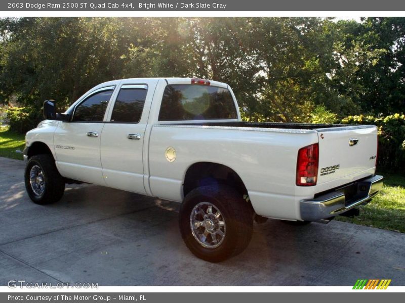 Bright White / Dark Slate Gray 2003 Dodge Ram 2500 ST Quad Cab 4x4