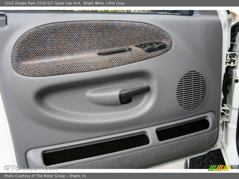 Bright White / Mist Gray 2002 Dodge Ram 2500 SLT Quad Cab 4x4