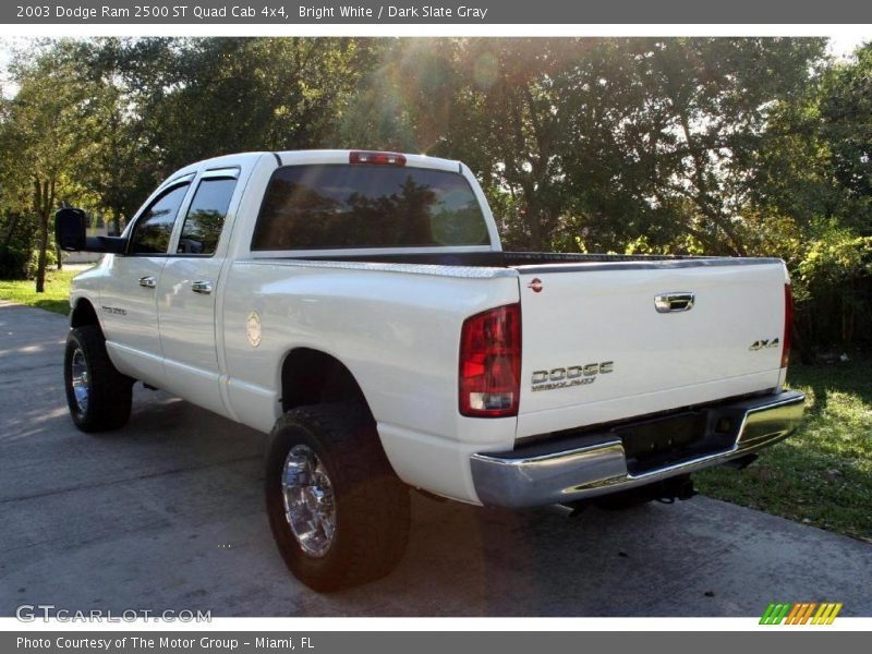 Bright White / Dark Slate Gray 2003 Dodge Ram 2500 ST Quad Cab 4x4