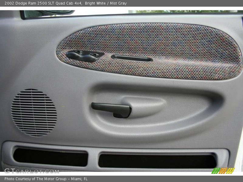 Bright White / Mist Gray 2002 Dodge Ram 2500 SLT Quad Cab 4x4