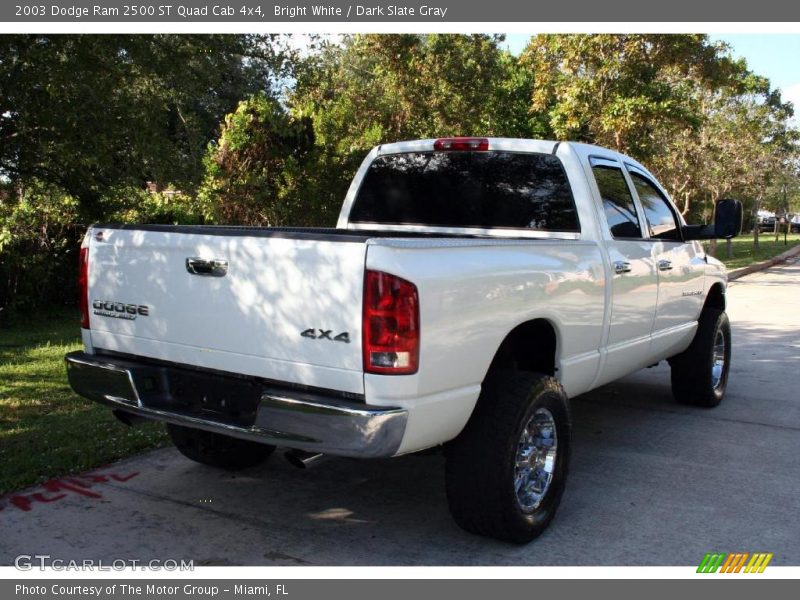 Bright White / Dark Slate Gray 2003 Dodge Ram 2500 ST Quad Cab 4x4