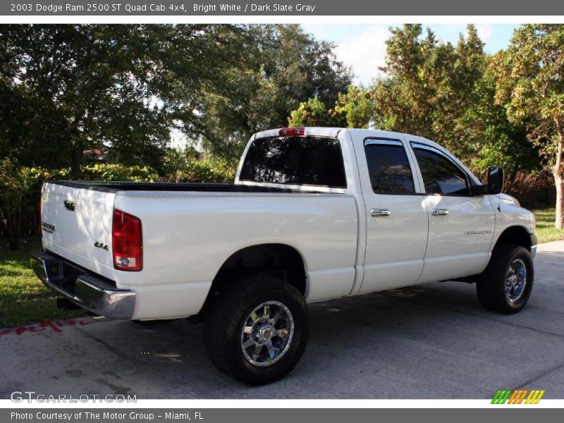 Bright White / Dark Slate Gray 2003 Dodge Ram 2500 ST Quad Cab 4x4