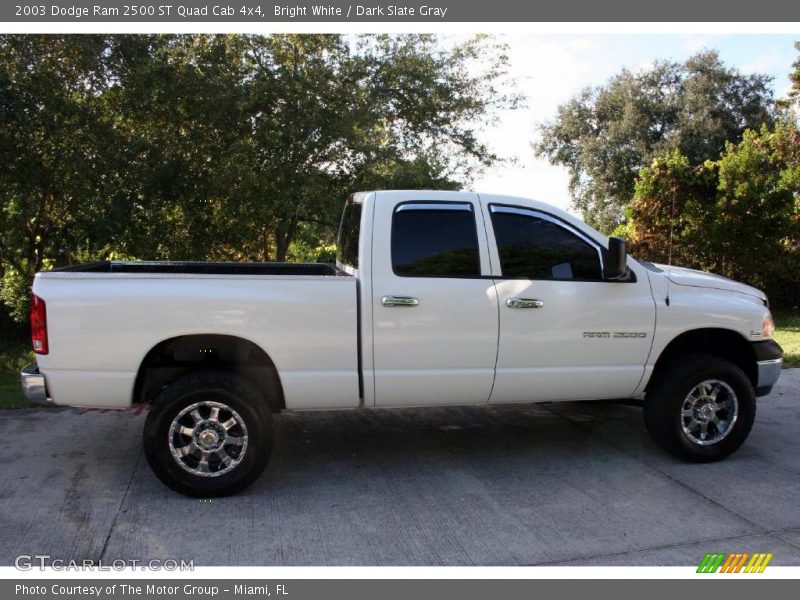 Bright White / Dark Slate Gray 2003 Dodge Ram 2500 ST Quad Cab 4x4