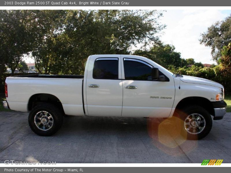 Bright White / Dark Slate Gray 2003 Dodge Ram 2500 ST Quad Cab 4x4
