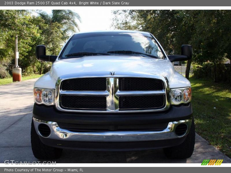 Bright White / Dark Slate Gray 2003 Dodge Ram 2500 ST Quad Cab 4x4