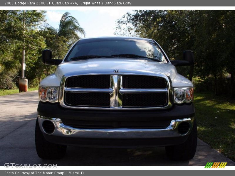 Bright White / Dark Slate Gray 2003 Dodge Ram 2500 ST Quad Cab 4x4