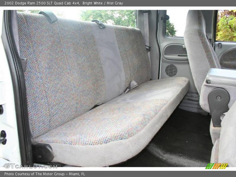 Bright White / Mist Gray 2002 Dodge Ram 2500 SLT Quad Cab 4x4