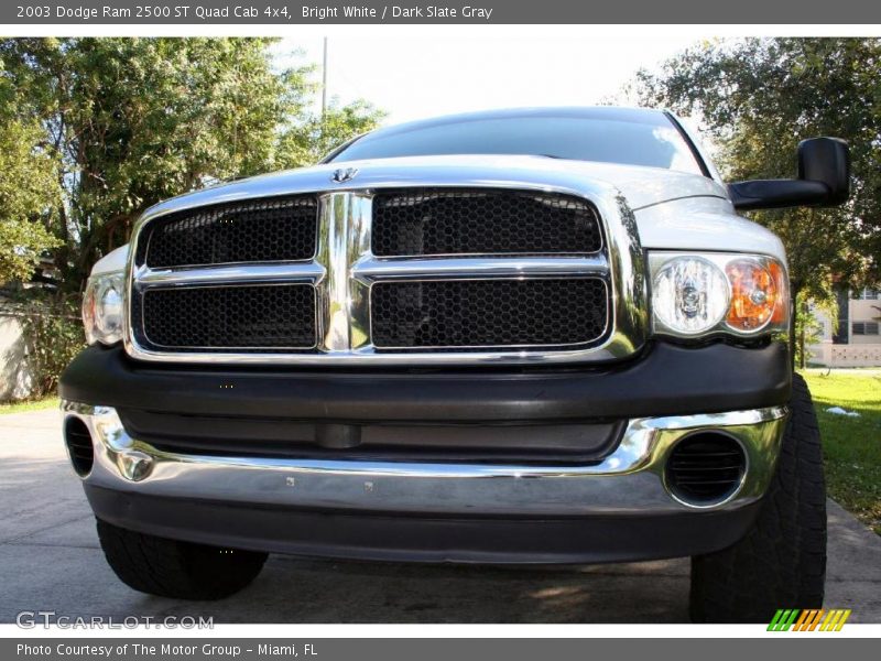 Bright White / Dark Slate Gray 2003 Dodge Ram 2500 ST Quad Cab 4x4