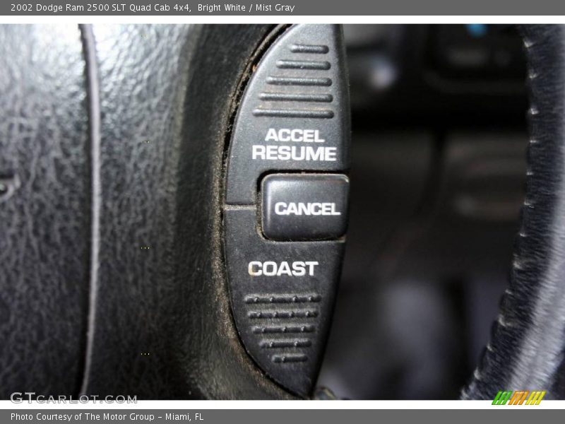 Bright White / Mist Gray 2002 Dodge Ram 2500 SLT Quad Cab 4x4