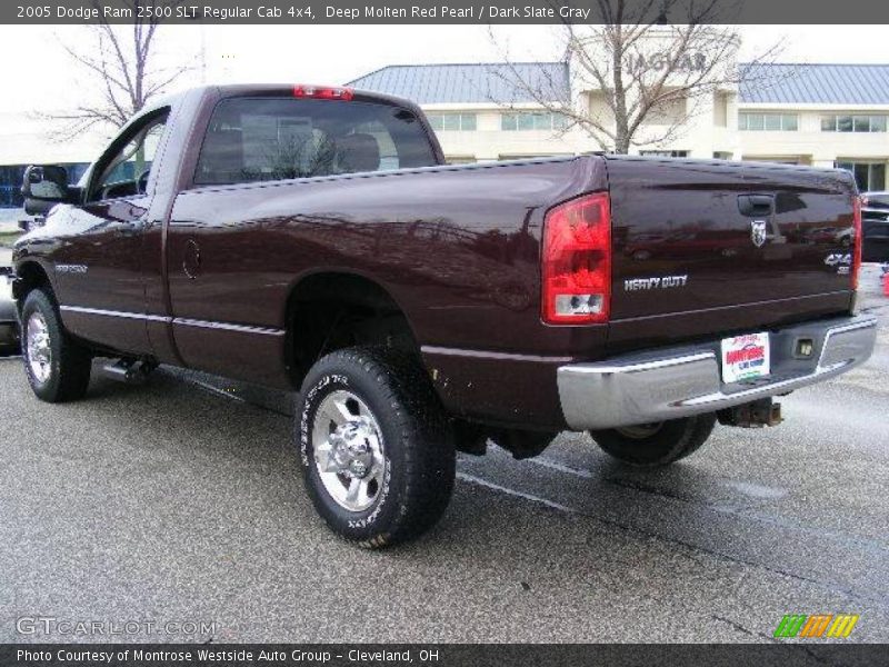 Deep Molten Red Pearl / Dark Slate Gray 2005 Dodge Ram 2500 SLT Regular Cab 4x4