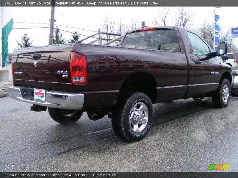 Deep Molten Red Pearl / Dark Slate Gray 2005 Dodge Ram 2500 SLT Regular Cab 4x4