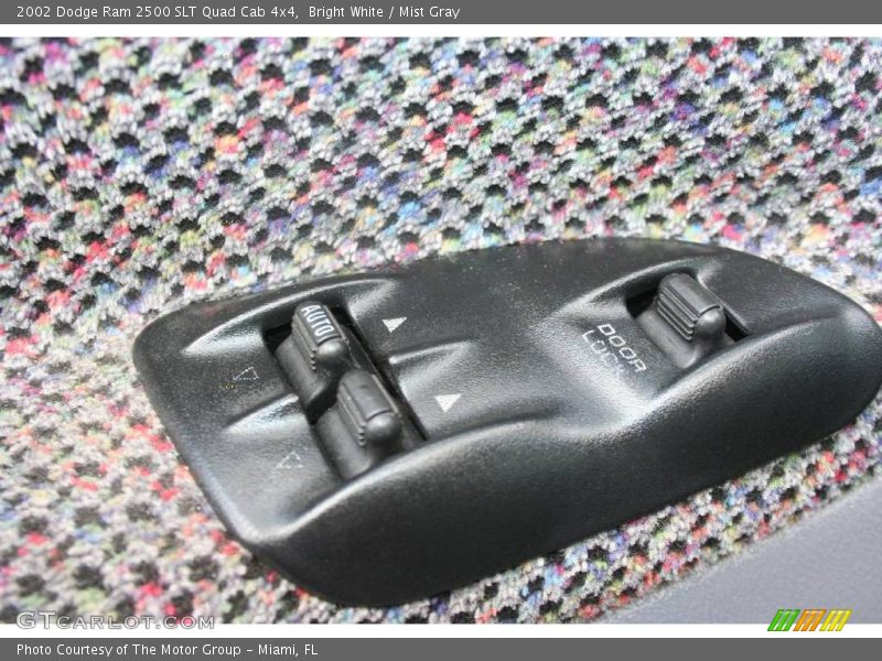 Bright White / Mist Gray 2002 Dodge Ram 2500 SLT Quad Cab 4x4