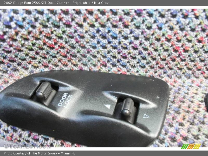 Bright White / Mist Gray 2002 Dodge Ram 2500 SLT Quad Cab 4x4