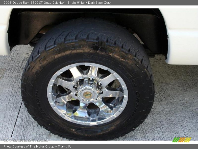 Bright White / Dark Slate Gray 2003 Dodge Ram 2500 ST Quad Cab 4x4