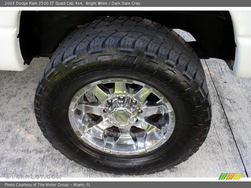 Bright White / Dark Slate Gray 2003 Dodge Ram 2500 ST Quad Cab 4x4