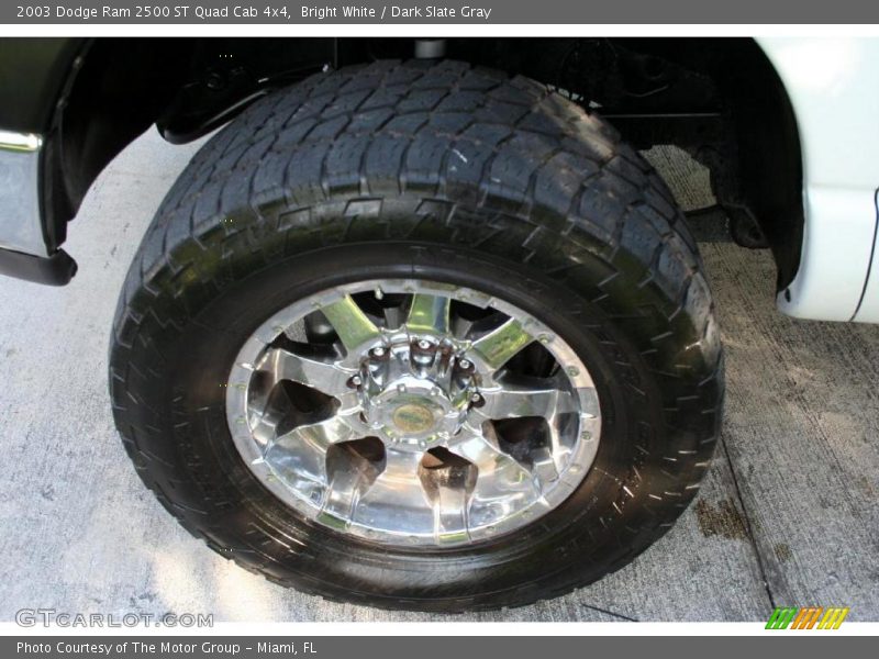 Bright White / Dark Slate Gray 2003 Dodge Ram 2500 ST Quad Cab 4x4