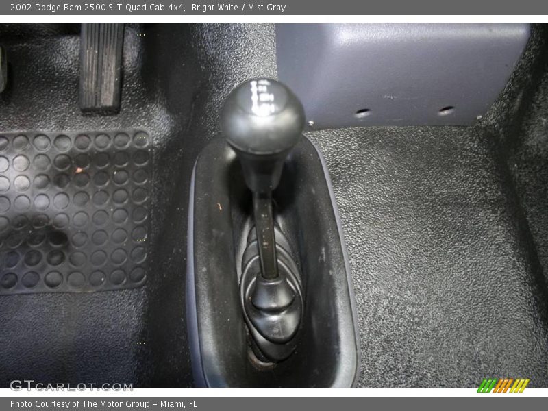 Bright White / Mist Gray 2002 Dodge Ram 2500 SLT Quad Cab 4x4