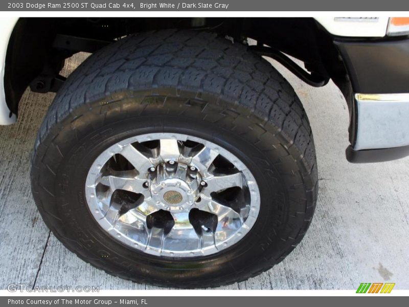 Bright White / Dark Slate Gray 2003 Dodge Ram 2500 ST Quad Cab 4x4