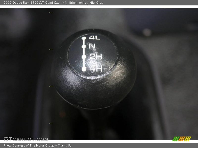 Bright White / Mist Gray 2002 Dodge Ram 2500 SLT Quad Cab 4x4