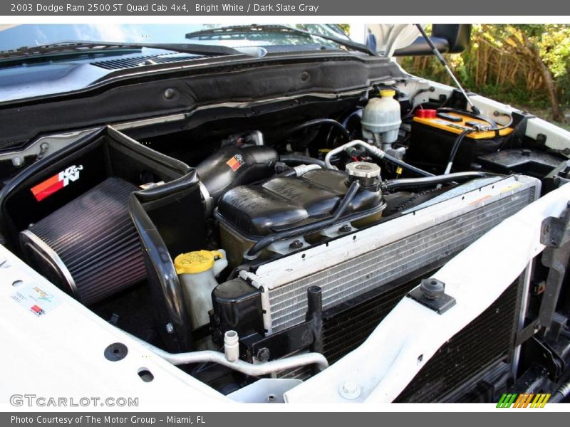 Bright White / Dark Slate Gray 2003 Dodge Ram 2500 ST Quad Cab 4x4