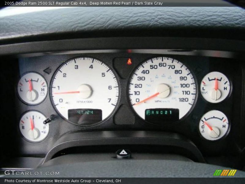 Deep Molten Red Pearl / Dark Slate Gray 2005 Dodge Ram 2500 SLT Regular Cab 4x4