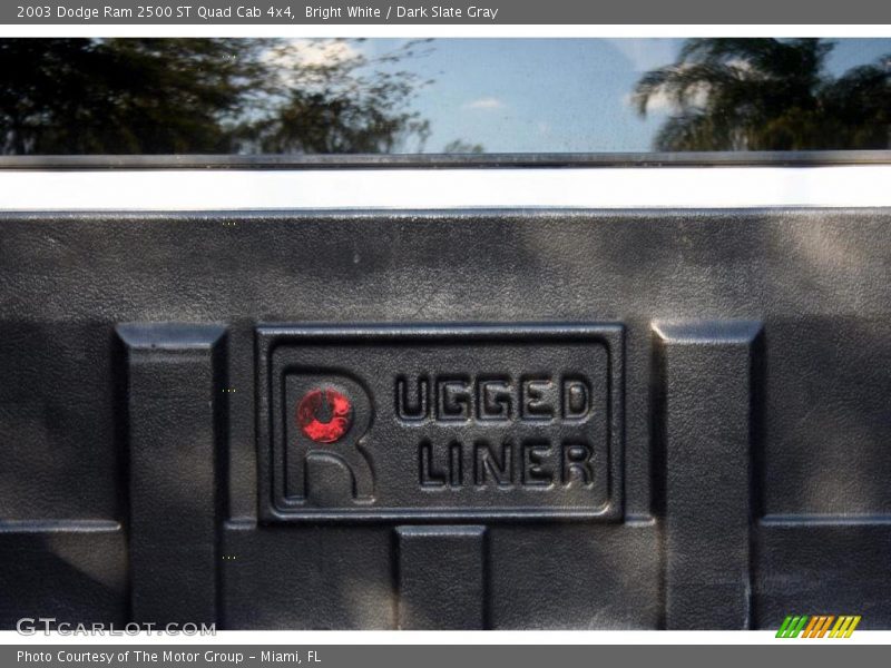 Bright White / Dark Slate Gray 2003 Dodge Ram 2500 ST Quad Cab 4x4