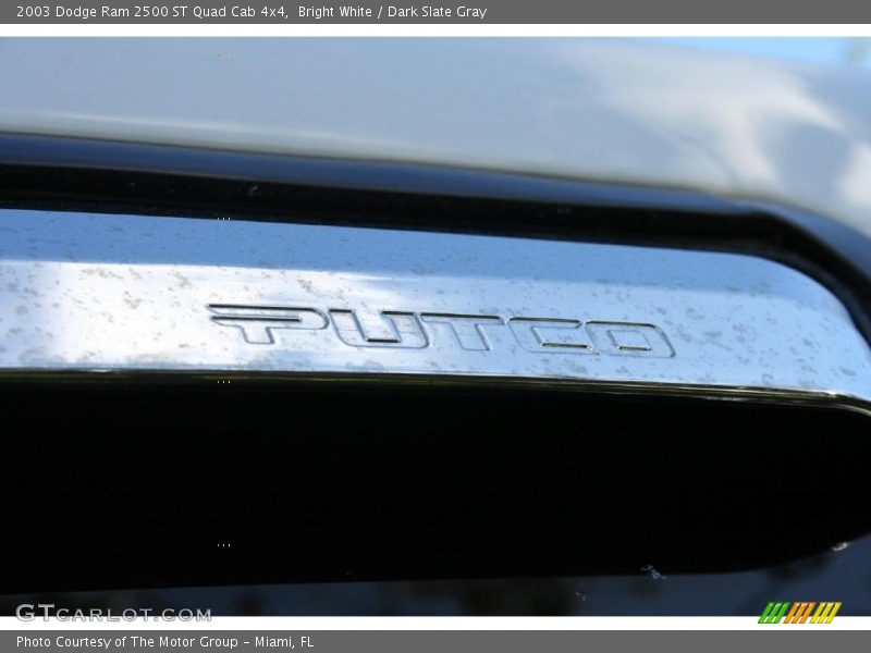 Bright White / Dark Slate Gray 2003 Dodge Ram 2500 ST Quad Cab 4x4