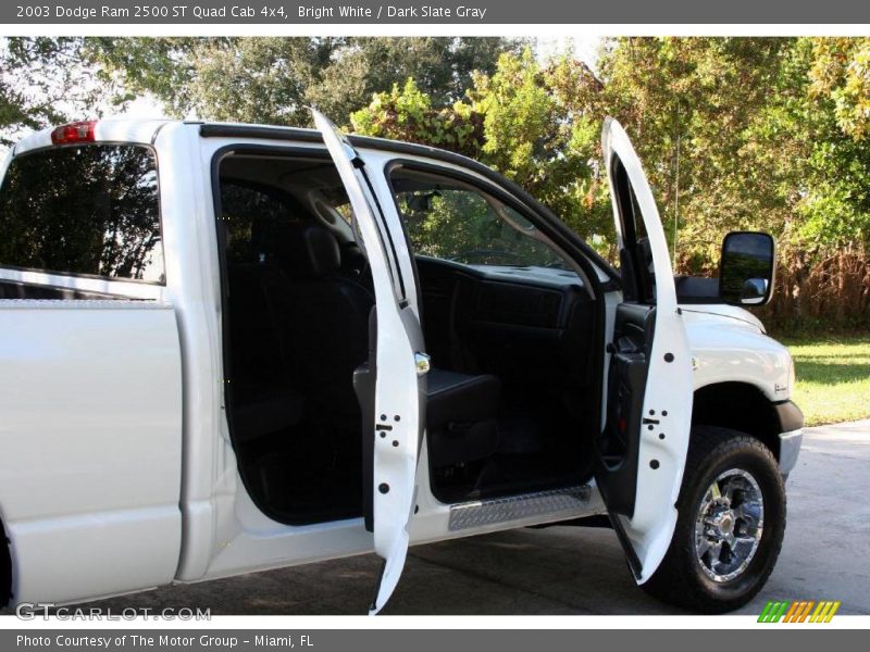 Bright White / Dark Slate Gray 2003 Dodge Ram 2500 ST Quad Cab 4x4