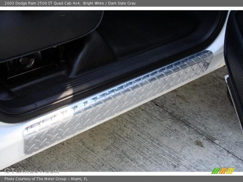 Bright White / Dark Slate Gray 2003 Dodge Ram 2500 ST Quad Cab 4x4