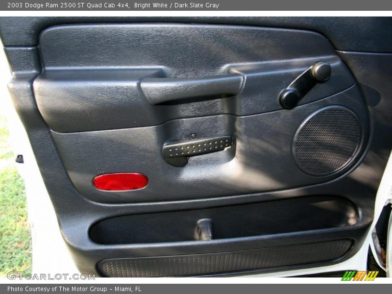 Bright White / Dark Slate Gray 2003 Dodge Ram 2500 ST Quad Cab 4x4