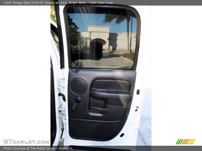 Bright White / Dark Slate Gray 2003 Dodge Ram 2500 ST Quad Cab 4x4