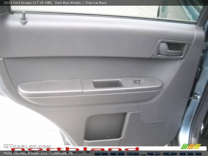 Steel Blue Metallic / Charcoal Black 2010 Ford Escape XLT V6 4WD