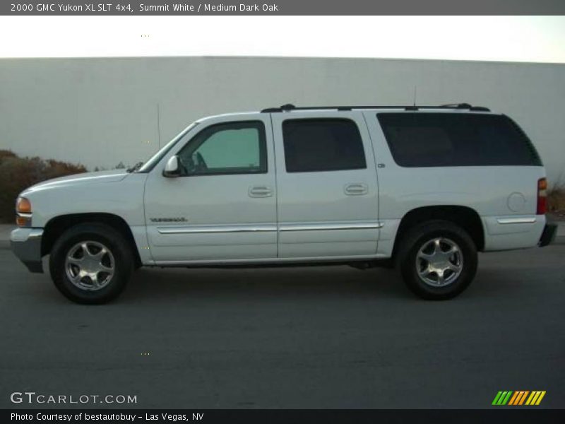 Summit White / Medium Dark Oak 2000 GMC Yukon XL SLT 4x4
