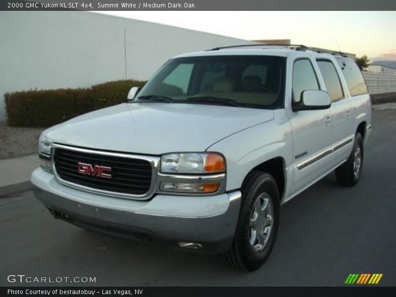 Summit White / Medium Dark Oak 2000 GMC Yukon XL SLT 4x4