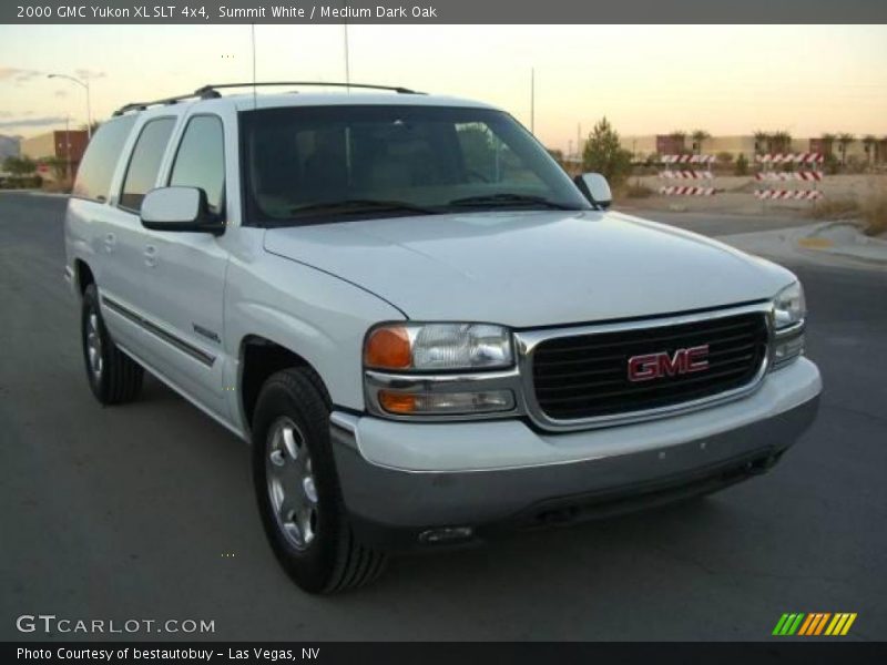 Summit White / Medium Dark Oak 2000 GMC Yukon XL SLT 4x4