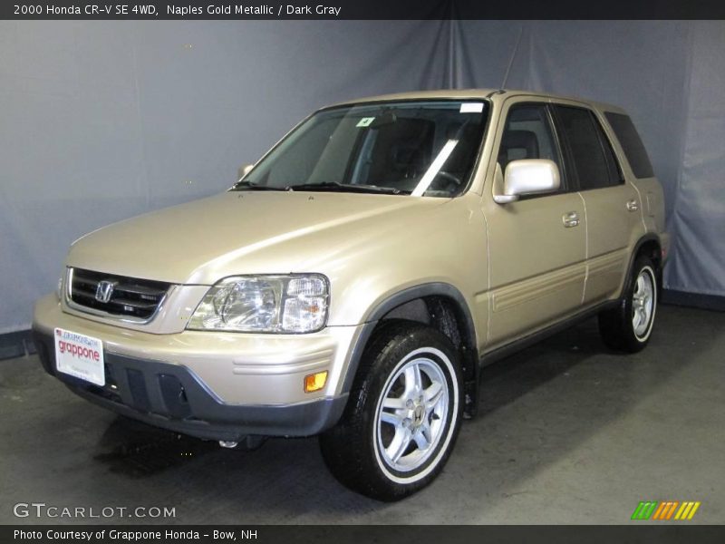Naples Gold Metallic / Dark Gray 2000 Honda CR-V SE 4WD