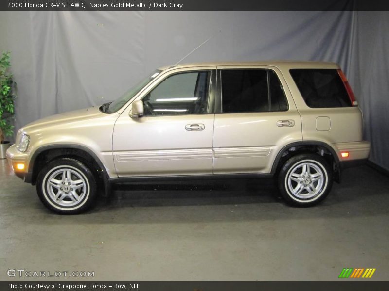 Naples Gold Metallic / Dark Gray 2000 Honda CR-V SE 4WD
