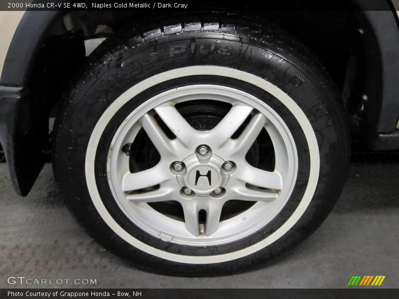 Naples Gold Metallic / Dark Gray 2000 Honda CR-V SE 4WD