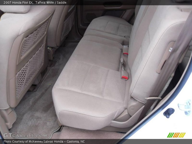 Taffeta White / Saddle 2007 Honda Pilot EX