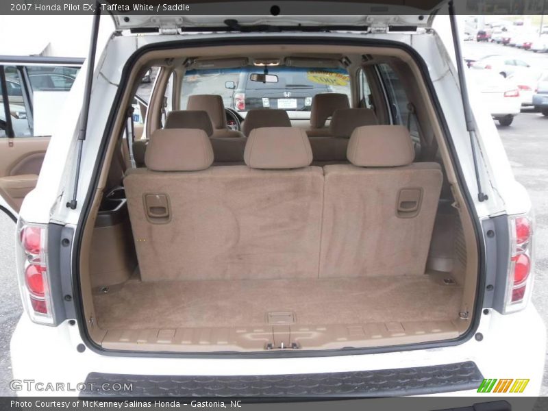 Taffeta White / Saddle 2007 Honda Pilot EX