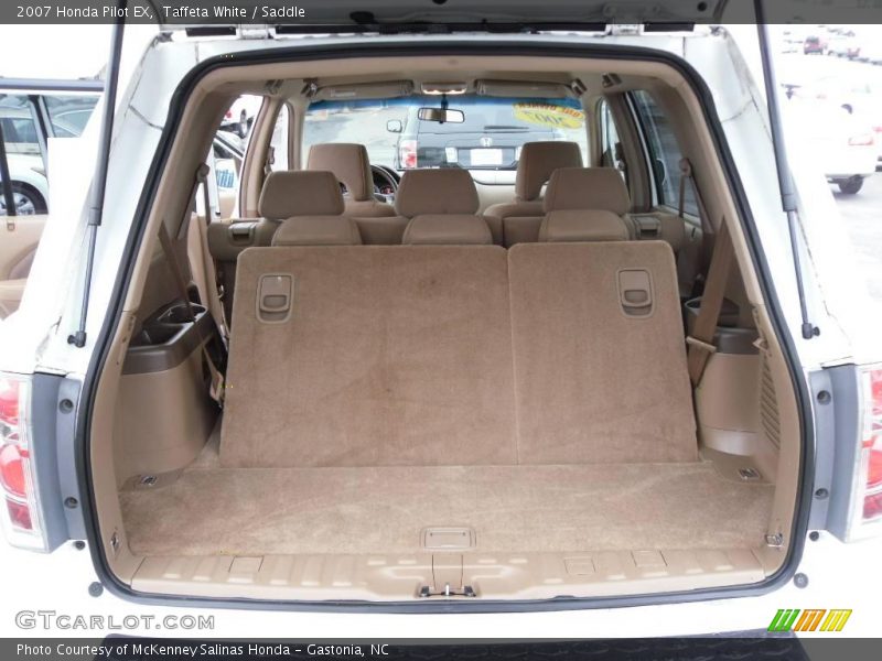 Taffeta White / Saddle 2007 Honda Pilot EX