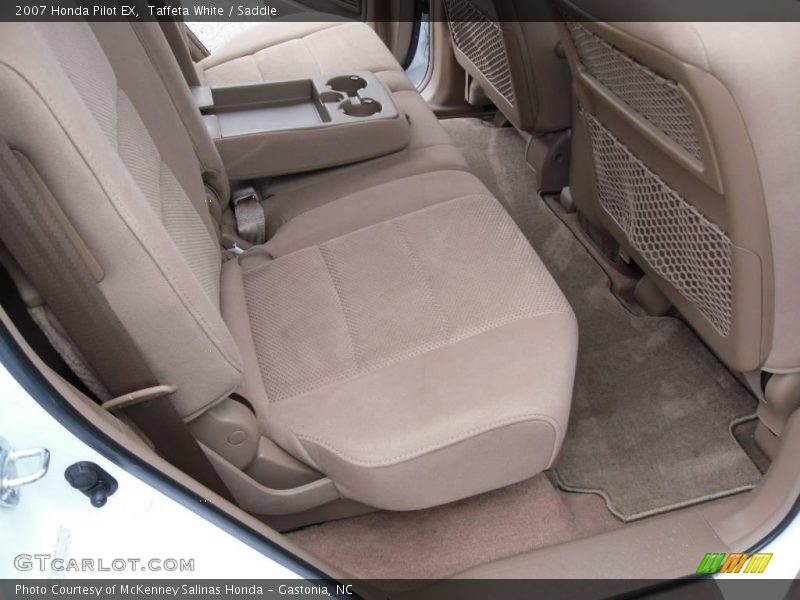 Taffeta White / Saddle 2007 Honda Pilot EX