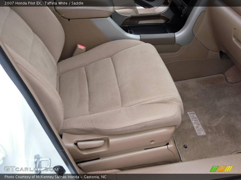 Taffeta White / Saddle 2007 Honda Pilot EX