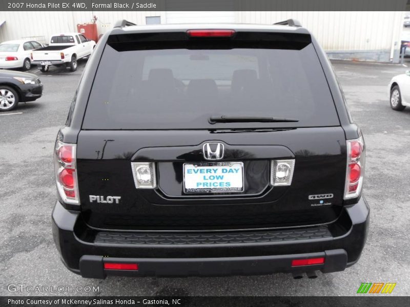 Formal Black / Saddle 2007 Honda Pilot EX 4WD