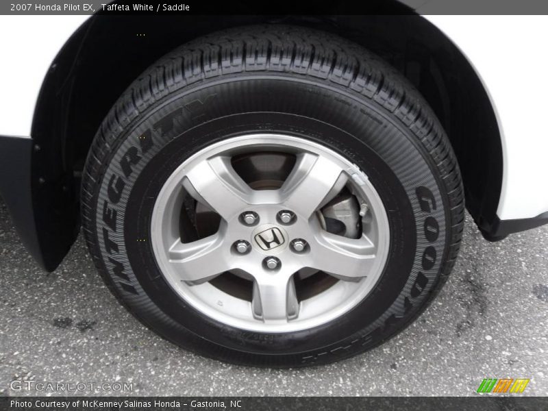 Taffeta White / Saddle 2007 Honda Pilot EX
