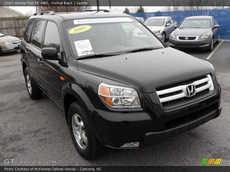 Formal Black / Saddle 2007 Honda Pilot EX 4WD