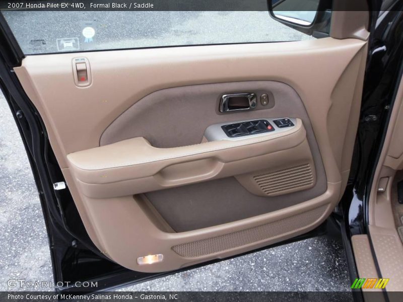 Formal Black / Saddle 2007 Honda Pilot EX 4WD