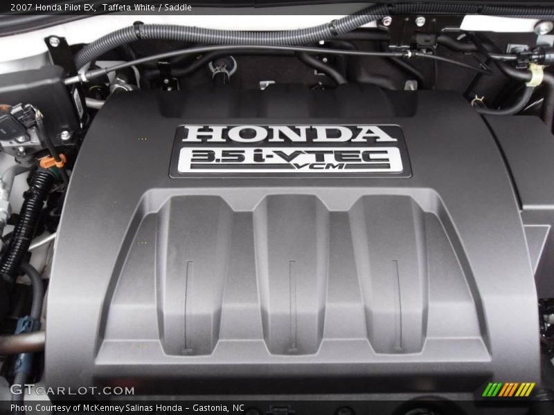 Taffeta White / Saddle 2007 Honda Pilot EX